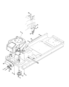 Engine Accessories (Kohler) Diagram and Parts List for RZT-L42KH (17BRCACS009-17BRCACS010)(2015) Cub Cadet Lawn Tractor